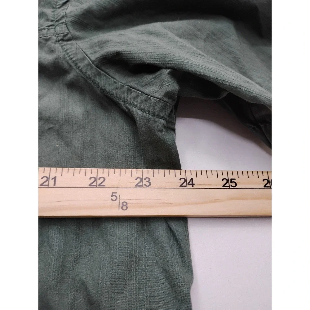 The North Face Shirt Mens XL Green Hiking Button Up